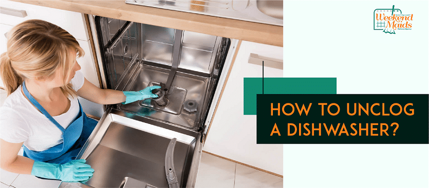 how to unclog a dishwasher