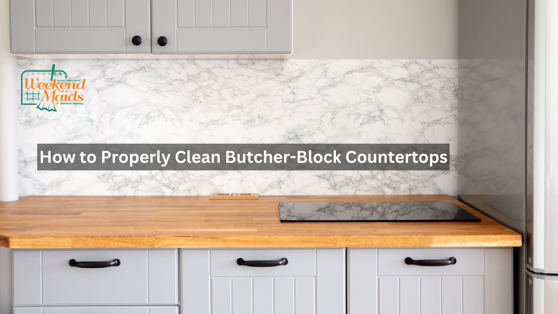 Properly Clean Butcher-Block Countertops